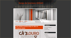 Desktop Screenshot of designdeinteriores.unidavi.edu.br