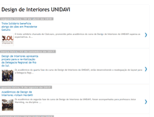 Tablet Screenshot of designdeinteriores.unidavi.edu.br